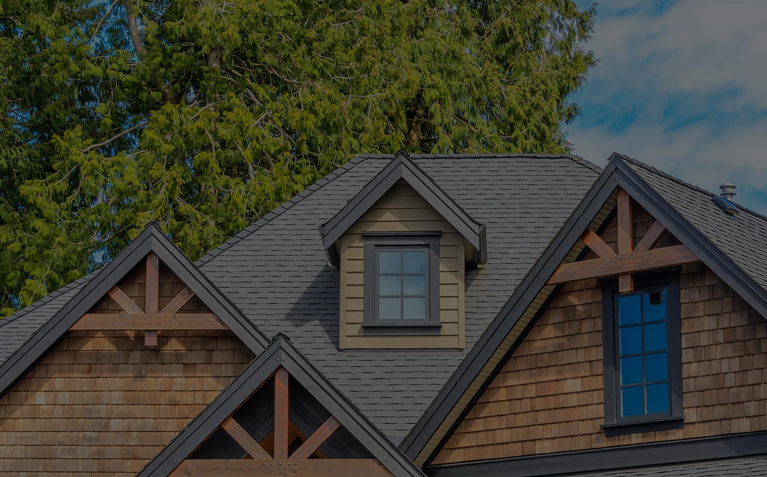 Photo of a house roof