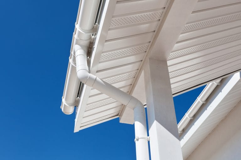 image of rain gutter and eavestrough